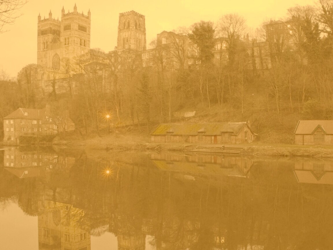 Даремский замок весной обои