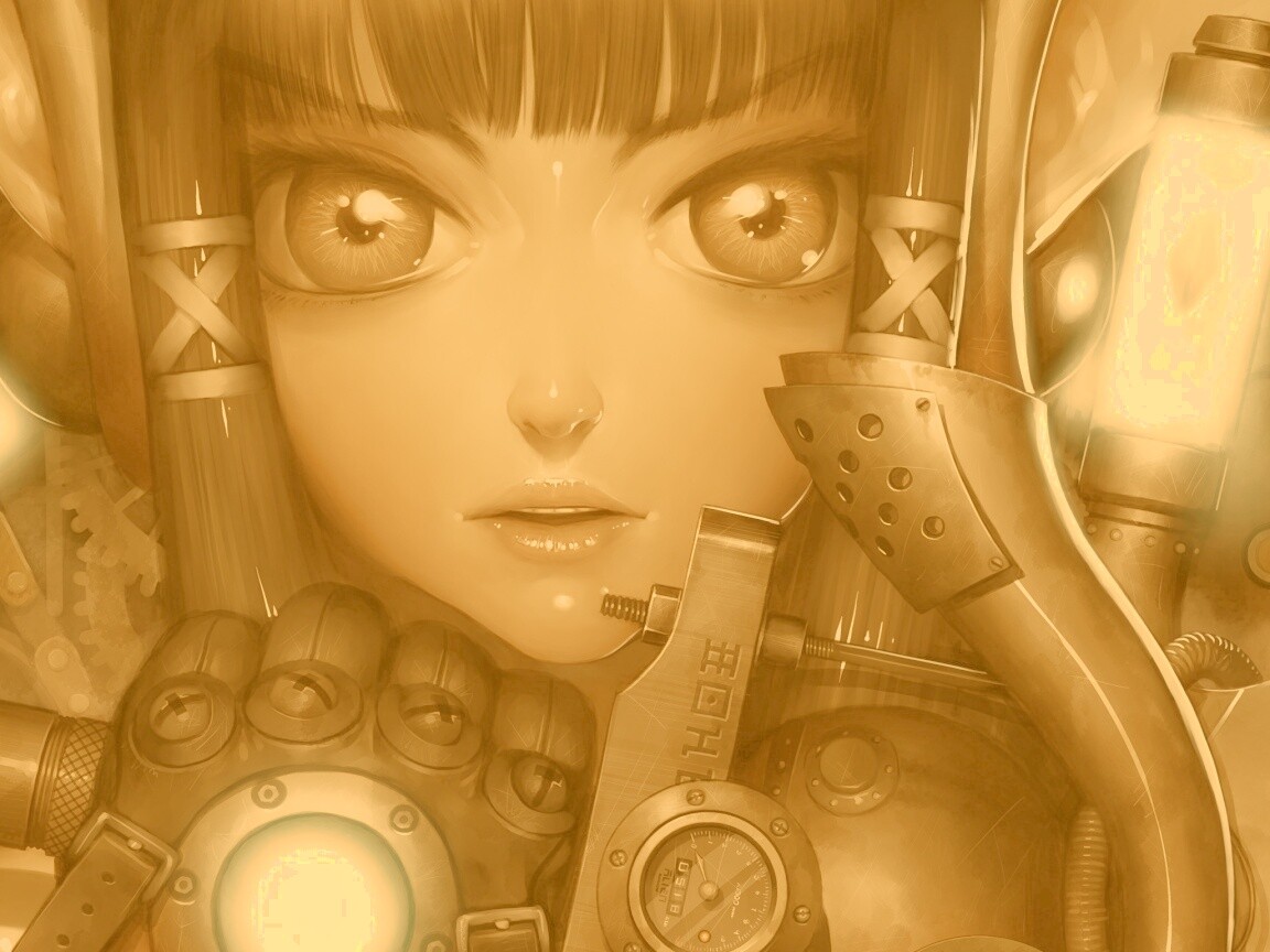 Технологичная лоли обои