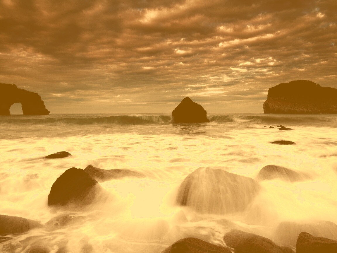 Волнующееся море обои