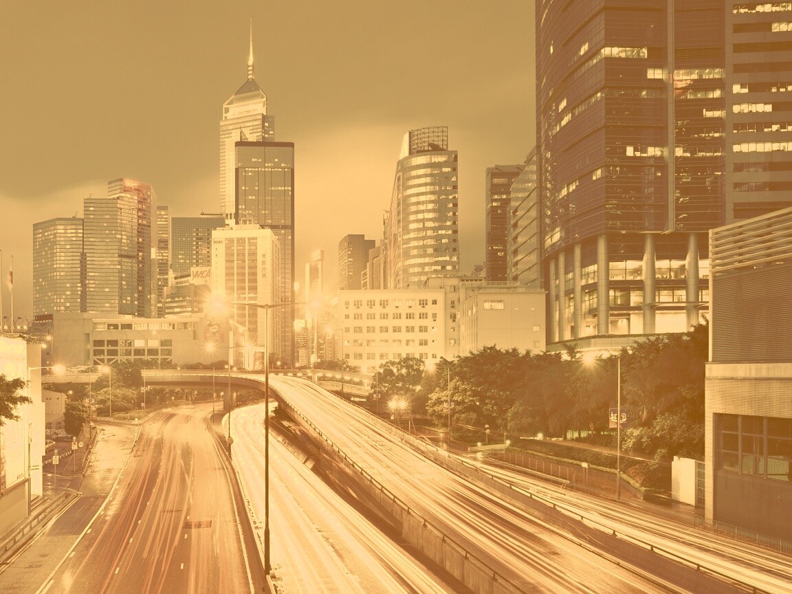 Огни Гонконга обои