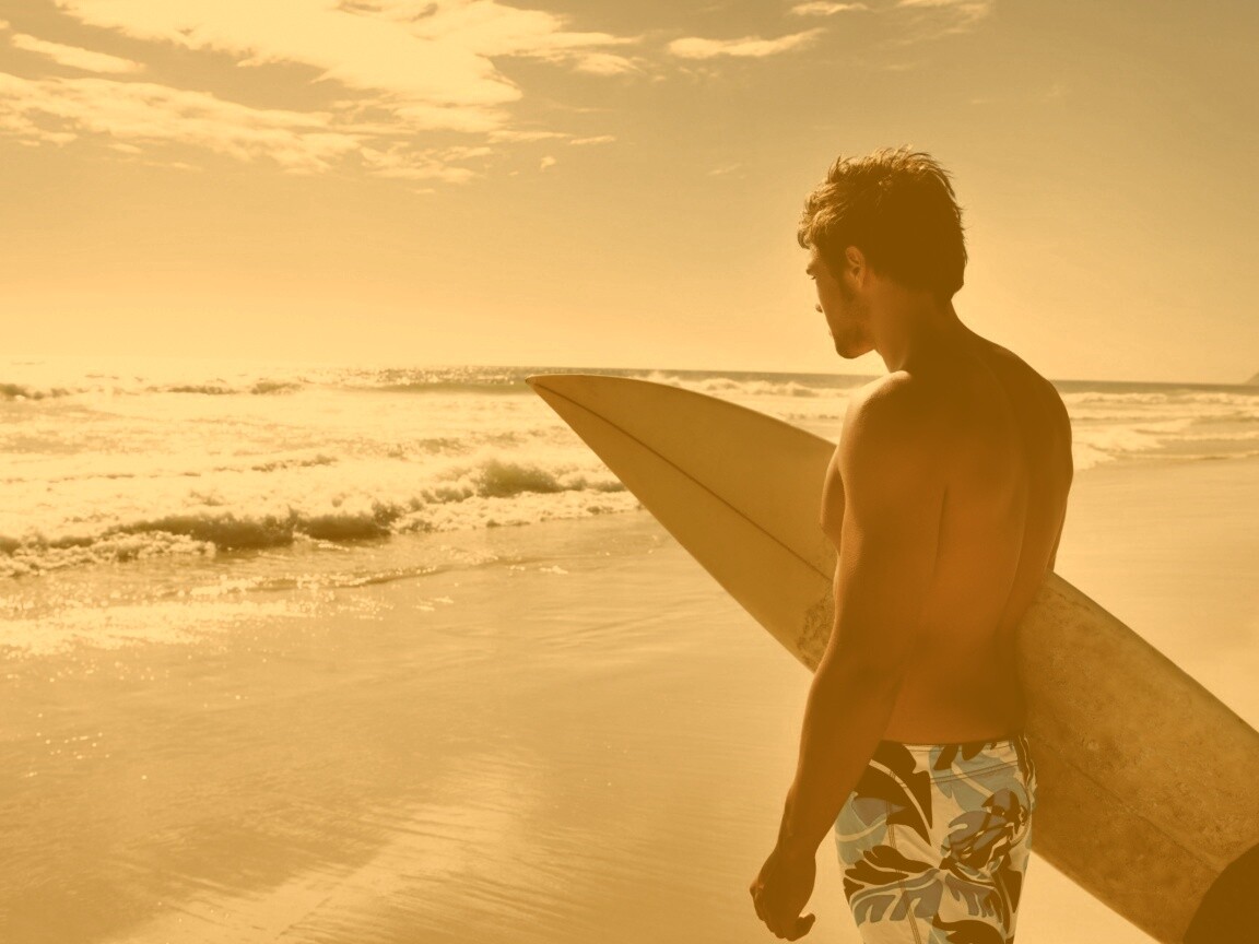 Собирается оседлать волну обои