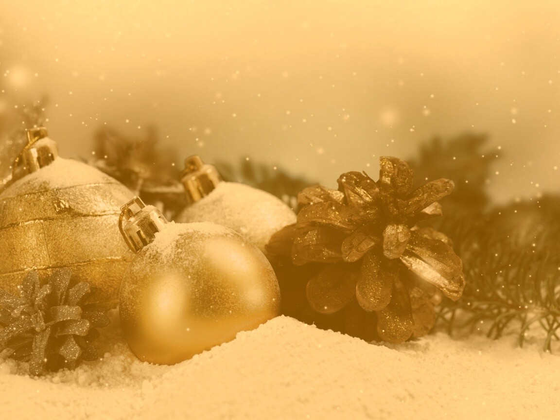 Новогодний натюрморт обои