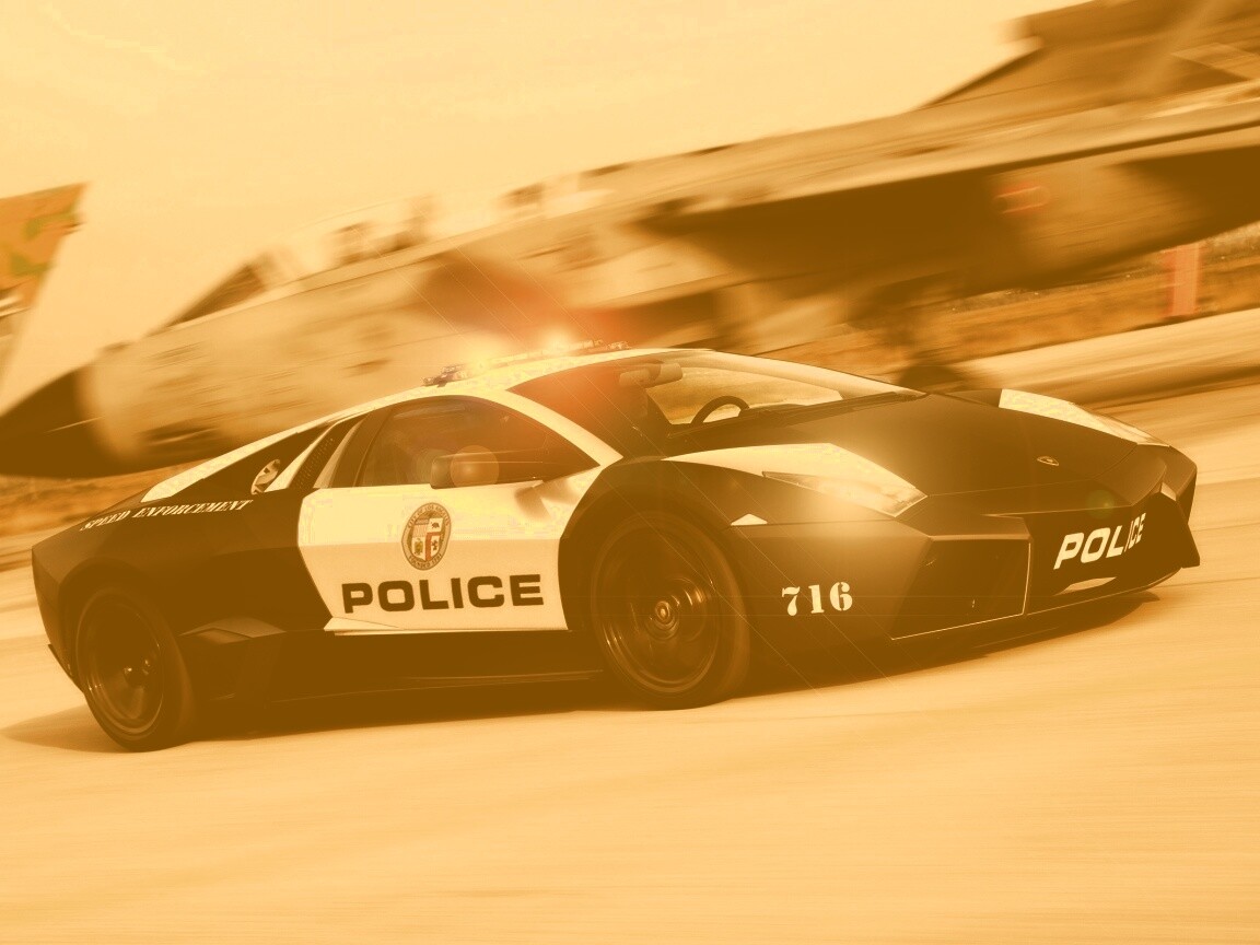 Полицейска Lamborghini из NFS обои