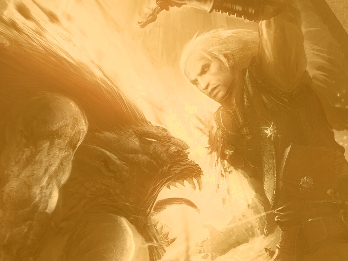 Эпизод из Ведьмака обои