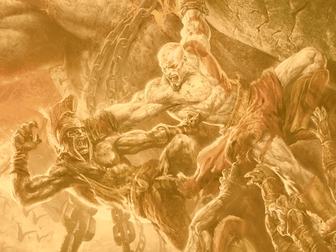 Бог войны обои