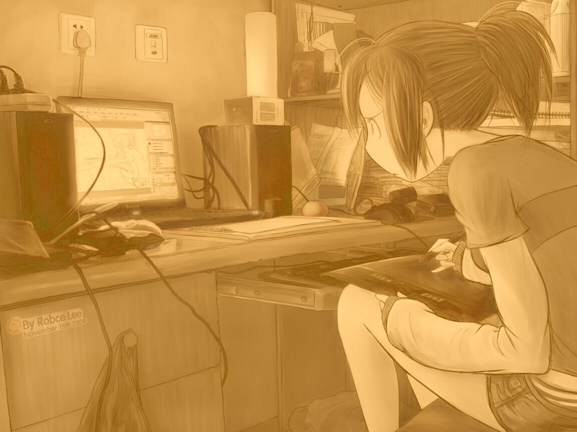 Как нарисовать самого себя обои