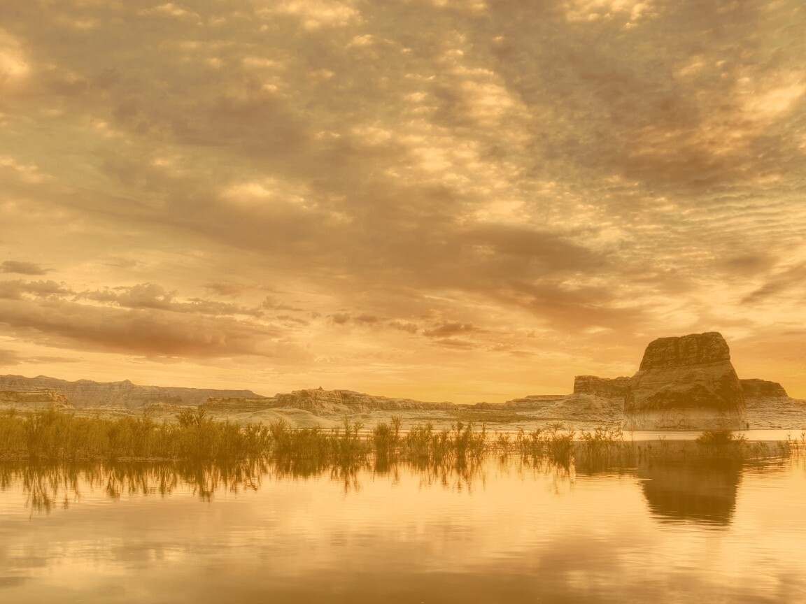 Горное озеро обои