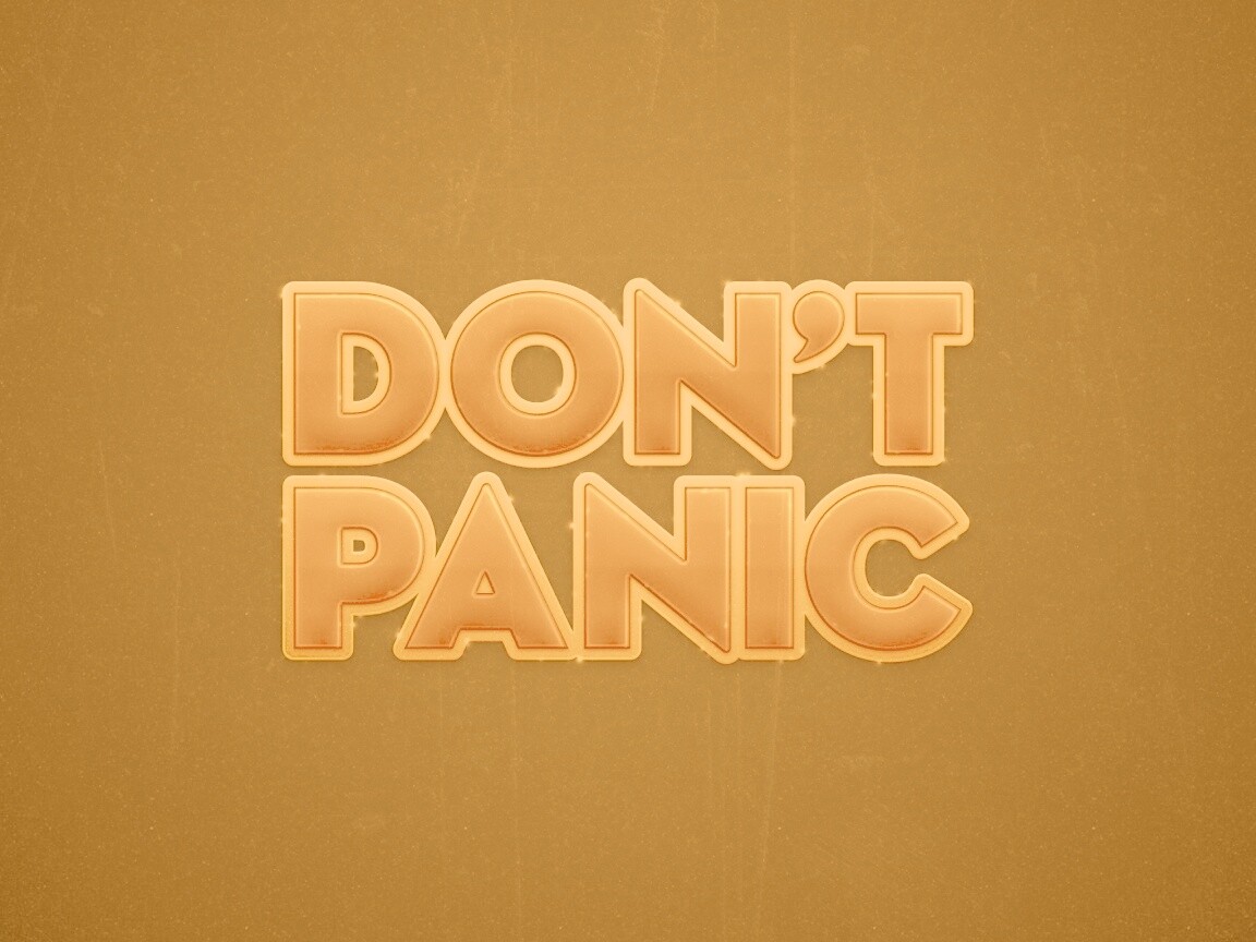 Не паникуй обои