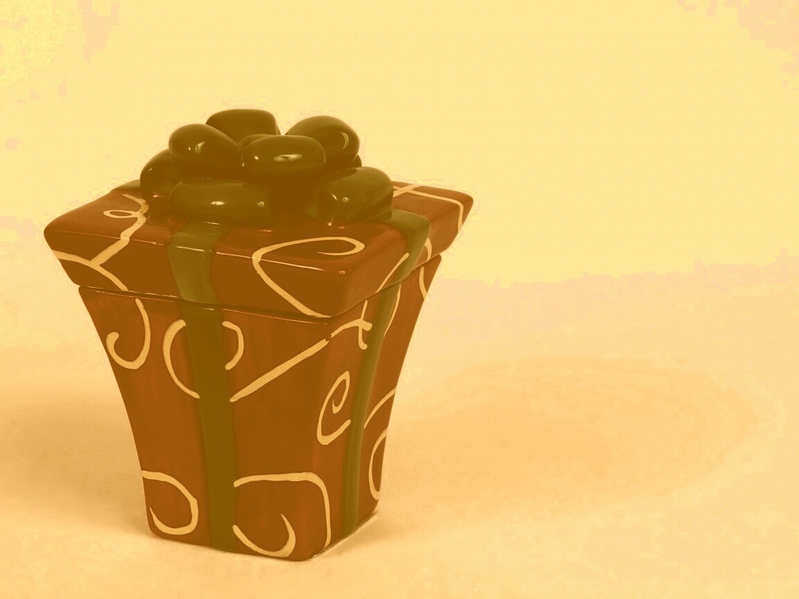 Картинка — подарок на Новый год обои