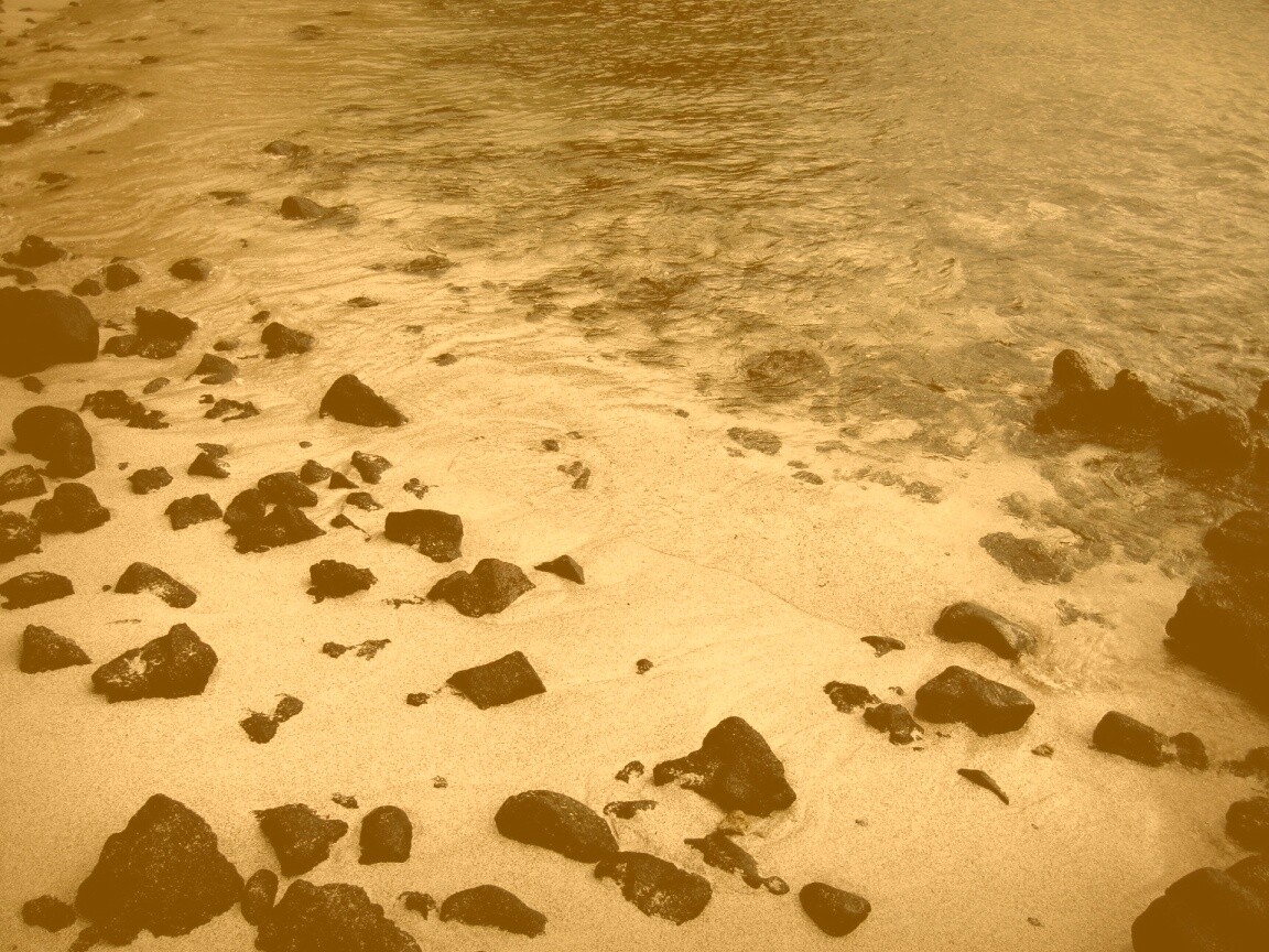 Каменистый берег обои