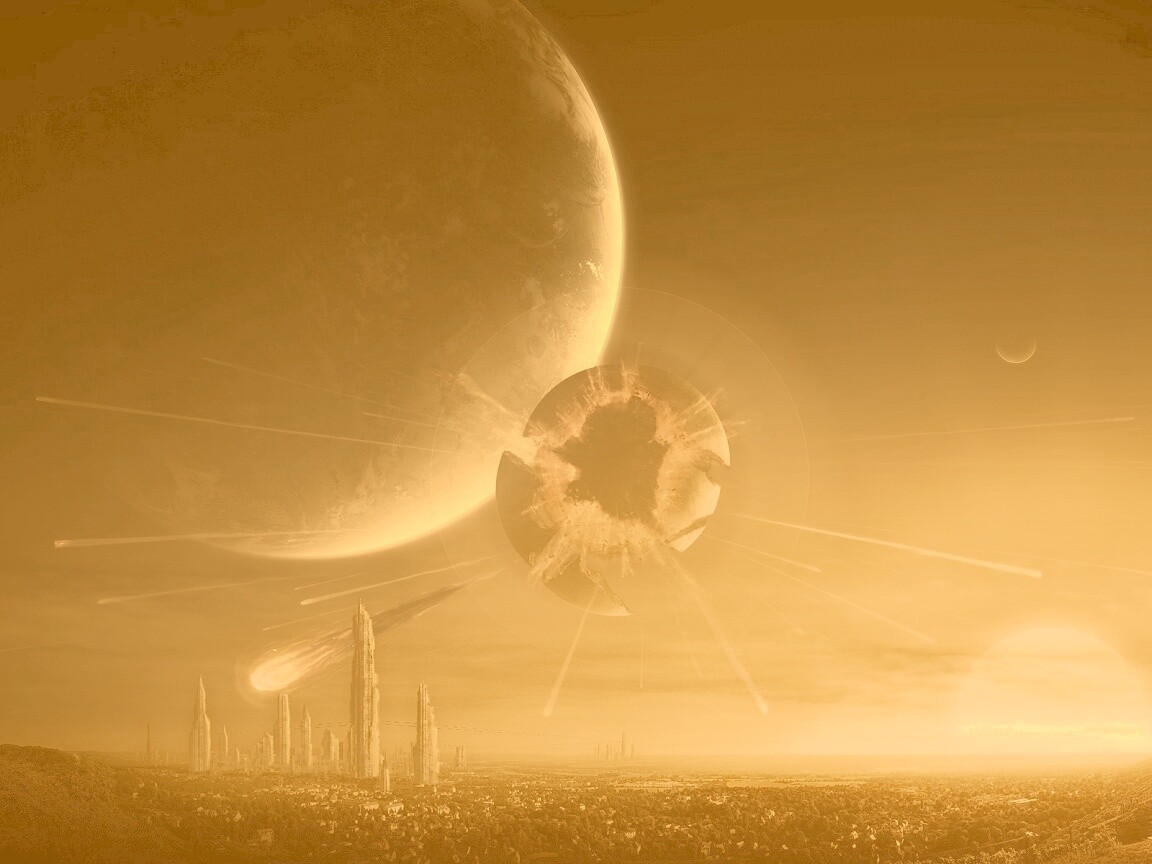 Катастрофа планетарного масштаба обои