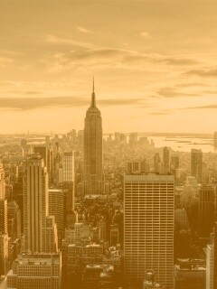 Большой город обои