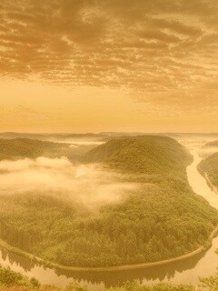 Кривая река обои