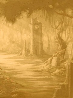 Руины эльфийского города обои