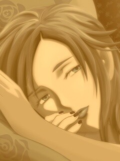 Голубая девушка обои