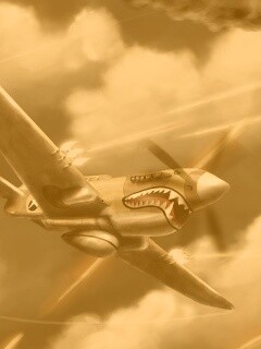 Истребитель акула обои