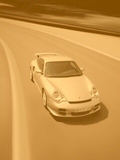 Порше на треке обои