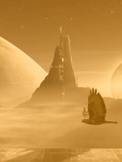 Город на другой планете обои