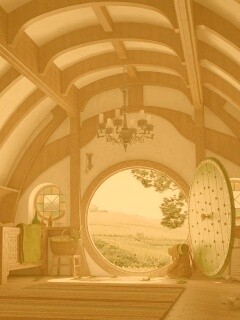 Дом хоббитов обои