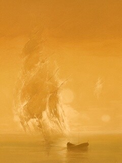 Призрачный парусник обои