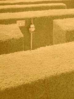 Аварийный выход из лабиринта, газонокосилки обои