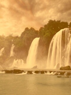 Водопады в джунглях обои