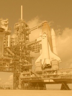 Шаттл на старте обои