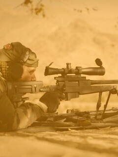 Стрелок в засаде обои