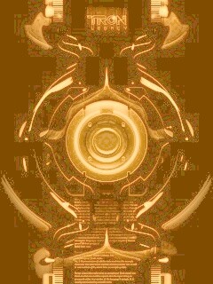 Tron Data Amber обои