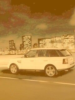 Белый Лэнд Ровер обои