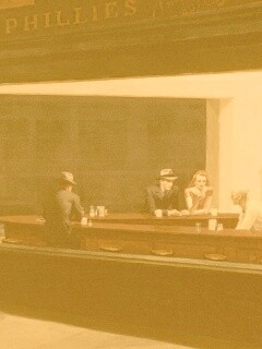 Ночное кафе обои