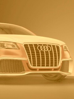 Красный Ауди обои