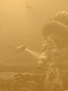 Затопленный Нью-Йорк обои