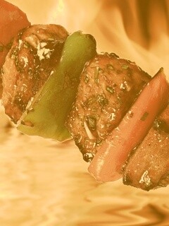 Сочный шашлычок обои