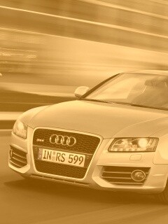 Ауди на скорости обои