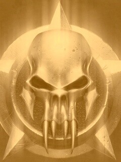 Клыкастый череп обои