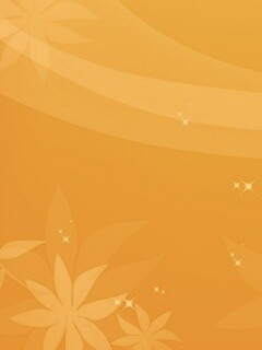 Оранжевый цветочный фон обои