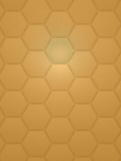 Светящийся синий шестиугольник обои