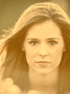 Девушка с голубыми глазами обои