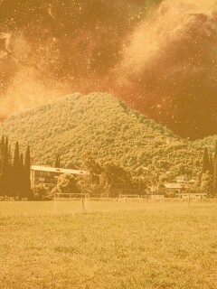 Под удивительным небом обои