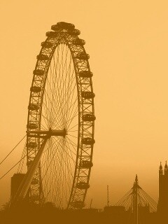 Силуэт Лондона обои