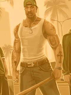 Герои с Грув стрит обои