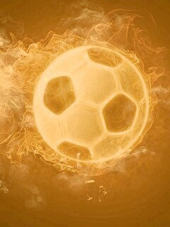 Огненный мяч обои