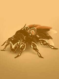 Кибер муха обои