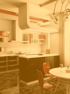 Современная кухня обои