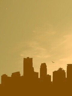 Ночной город обои