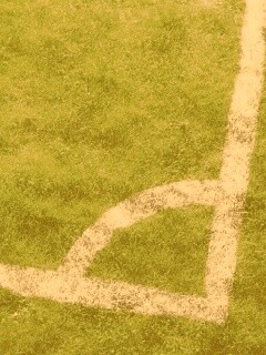 Угол футбольного поля обои