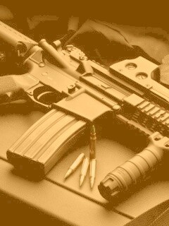 Черный автомат обои