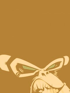 Злая обезьяна обои