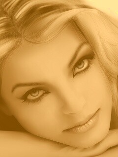 Девушка в векторе обои